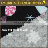 New Fashion Wholesale Printed 100% Cotton Flannel Fabric for Many Colors thumbnail-5