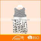 Stripe Print Summer Sleeveless Baby Party Dress thumbnail-2