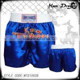 Men's Boxing Garment 100% Polyester Satin Printed Muay Thai Boxing Shorts thumbnail-1