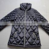 Women Polyester Quilted Padded Jacket thumbnail-1