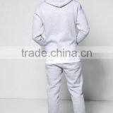Cheap Wholesale Plain Tracksuit 100% Polyester Hoodie Tracksuit for Men thumbnail-2