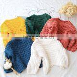 1-7 Years Wholesale 2017 New Autumn Knitted Solid Girls Sweaters (pick Size Color ) thumbnail-2