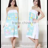 Sexy velour bath skirt,cotton towel wraps for women