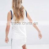 Custom Women Sleeveless New 2016 Fashion Casual Sleeveless Shirts thumbnail-2