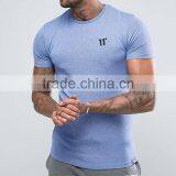 High Quality Men Polyester Spandex Muscle Fit Gym Dry Fit t Shirts thumbnail-3