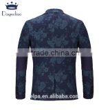 Daynoliao 2016 New Arrival Printed Pattern Mens Blazer One Button Slim Fit Men Business Casual Male Party Jacket thumbnail-4