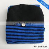 Surfboard Sock Pattern Surfboard Stretch Cover Blue and Black Strap Board Sock thumbnail-1