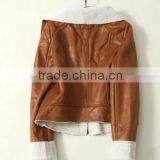 Runwaylover EY1023C Hot Sale 2016 Women Fashion Fur Collar Wool Jackets thumbnail-3