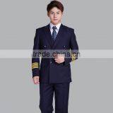 Custom 2016 High Quality New Fashion Cool Formal Aircraft Commander Pilot Uniforms Wholesale for Sale thumbnail-2