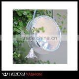 Silver Holographic Travel Round Pouch thumbnail-2