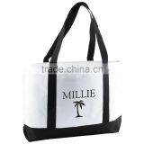 Boat Nylon Tote Bag - Features Self-fabric Handles, a Front Pocket and Comes With Your Logo. thumbnail-2