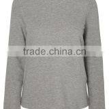 Wholesale 100% Cotton Sweatshirt Lightweight Cotton Sweatshirts Blank Backless Women Sweatshirt thumbnail-3