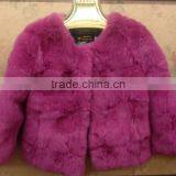 Short Paragraph Round Neck Seven Sleeves Fur Coat Autumn and Winter Women Fashion Warm Wholesale Custom thumbnail-5