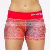 Womens Crossfit Comp Shorts (ORANGE PATTERN) thumbnail-1