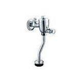 Chrome Brass Bathroom Sink Faucets / Self-Closing Urinal Flush Valve , 0.05 - 0.9MPA thumbnail-1