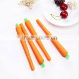 Cute Novel Vegetable Carrot Shape Promotional Gel Pen Gift for Schoold Kids thumbnail-2
