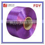 Polyester Fdy Dope Dyed Yarn 150/ 48 Purple Color thumbnail-2