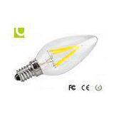 indoor 3000K Ra80 110V 2W C35 Dimmable LED Filament Bulb E14 for Residential