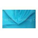 Blue 100% Poly Pique Double Knit Fabric For Sportswear Clothing / Bedding