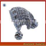 XJ01042/Knit Pompom Beanie Hat Made in China /cheap Knit Beanie Hat Wholesale thumbnail-2