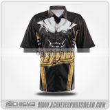 sublimation custom cheap wholesale team racing polo shirts