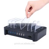 new style 8 ports mobile phone usb charging station multi charger station