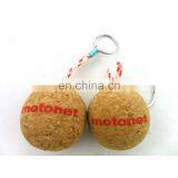 Custom Print Floating Cork Keychain for Wholesale