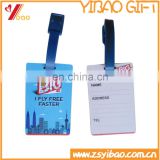 2015 cheapest promotion item plastic luggage tags with customer customized logo