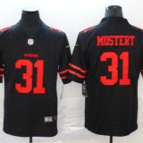 San Francisco 49ers #31 Mostert Black Jersey