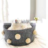Detachable Cat Cave Pet Nest Felt Pet Bed House thumbnail-3