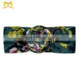 2019 Kids Valentine Heart Shape Turban Headwrap Crushed Velvet Kink Headband Hair Bands For Girls thumbnail-6