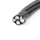 10 mm 35 mm 50mm Electric Wire Triplex Drop ABC Overhead Aluminium 3 Phase Aerial Bundle Power Cable Price thumbnail-5