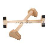 Harbour Gym Fitness Bench Wooden Push up Bar thumbnail-2