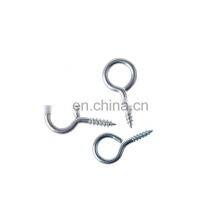 Zinc Plated Eye Screw Close Eye Hook Screw,brass Plated Screw Eyes