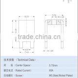 Brass Electrical Accessories Metal Parts 60A Center Space 5.70*8.30mm thumbnail-2