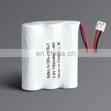 Customized NIMH AA 3.6V 700mah Rechargeable Battery Pack For Cordless Phone thumbnail-1