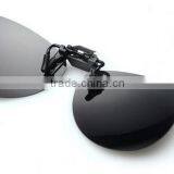 High Qulality Yellow Night Vision Mirrored Women Men Clip on Driver PC Sunglasses thumbnail-3