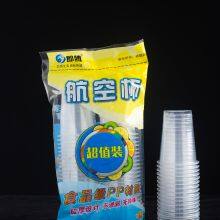 Disposable plastic disposable 6oz 180ml clear water drinking cup wholesale juice tea cup