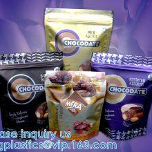 Kraft Paper Side Gusset Bag Open Top Heat Sealing For Snack Cookie Tea Take Out, Doypack Matte Mylar Packaging Bag Black Plastic Aluminum Foil Smell Proof Mylar Coffee Zipper Lock Bags thumbnail-3