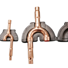 U Refnet Joint Copper Branch Pipe Fitting For Midea VRF Air Conditioning SF-FQZHN-01D thumbnail-2