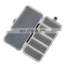 PP Plastic Small Multifunction Clear Storage Case 5 Compartments Fishing Tackle Accessory Lure Box thumbnail-2