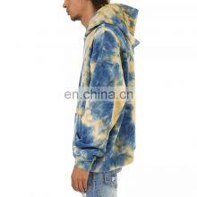 Factory Customized Logo Tye Dye Sweatshirt Fleece Cotton Blank Oversized Tie Dye Hoodie thumbnail-3