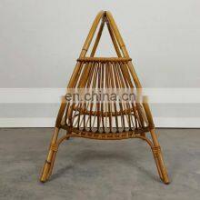 Vietnam Supplier Vintage Rattan Magazine Rack, Magazine Holder, Wicker Book Storage Organizer Cheap Wholesale thumbnail-3