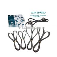 Ivan Zoneko Brand Car Rubber PU V Belt V-belts Fan Belt Timing Chain Tensioner Pulley Kit For Renault Logan Hyundai Toyota Nissa