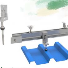 Solar System Mounting Steel Tile Roof Clamps/Brackets/Fittings/Railing/Fateners