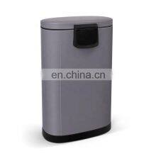 Stainless Steel Foot Pedal Garbage Bin Step Dustbin With Cover Indoor Trash Can thumbnail-5