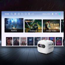 Best Quality 1080P Android 9 WiFi & Bluetooth Connection to Mobile Phone DLP Led Pico Pocket Projector Mini Projector thumbnail-4