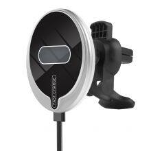 Smart Sensor Automatic Clamping 15W Car Wireless Charger Phone Holder Magnetic Wireless Charger Car Charger Holder thumbnail-3