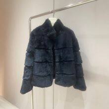 New Imported Whole Reef Rabbit Fur for Women, Slim Coat for Women, Short Style thumbnail-1