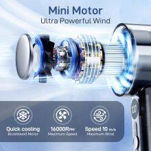 Ultra-Portable Handheld Turbo Fan, 16000rpm High-Speed, 1-100 Adjustable With Digital Display, USB-C Charging, Ice Cooling Tech thumbnail-3